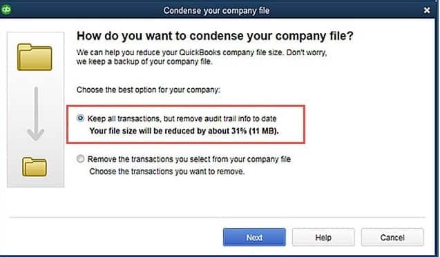 Condense Data File Optimization - New Features in QuickBooks Desktop