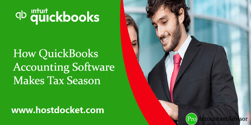 How QuickBooks Accounting Software Makes Tax Season Easy?