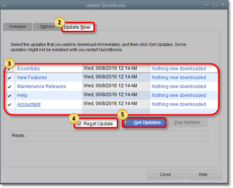 How to update quickbooks - Automatic update (Screenshot)