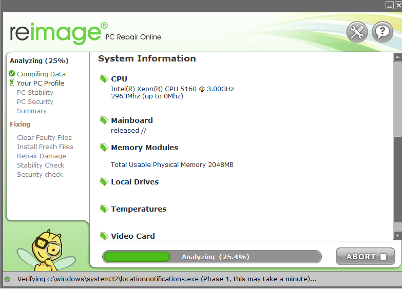 Install the Reimage Repair Tool