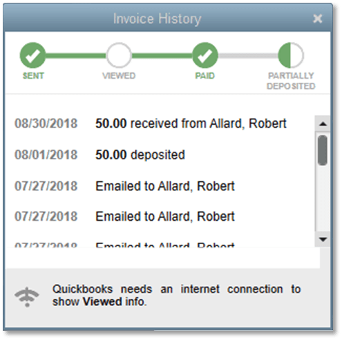 Track Invoice History - New Features in QuickBooks Desktop 2019