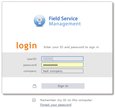 Field Service Management - Screenshot