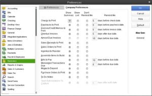 set reminder for my overdue invoices in QuickBooks