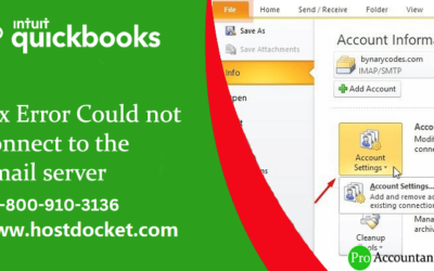 How to Fix Error: Could not connect to the email server problem?
