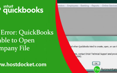 How to Fix Error: QuickBooks unable to Open Company File?