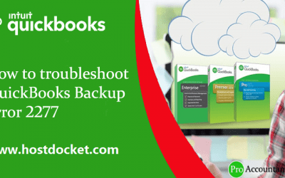 QuickBooks Backup Error 2277 – Causes and Troubleshooting