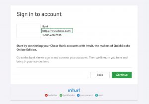 Sign in to bank's website - QuickBooks error 108