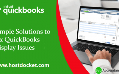 How to Resolve QuickBooks Desktop Display Issues?