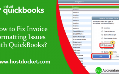 How to Fix Invoice Formatting Issues with QuickBooks?