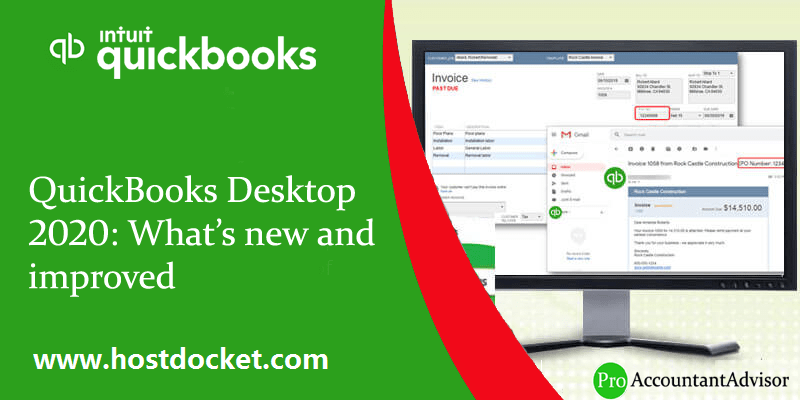 QuickBooks Desktop 2020 What’s new and improved