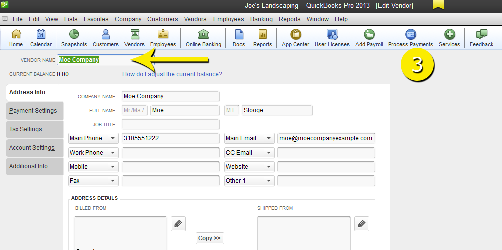 merge vendors in quickbooks