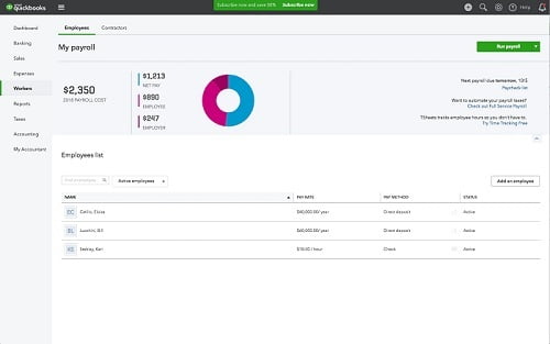 The Payroll Management - Screenshot