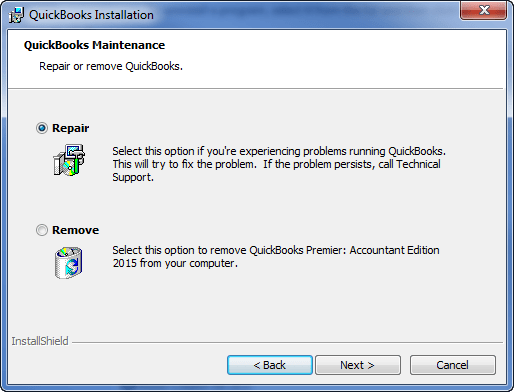 Repair QuickBooks  Desktop