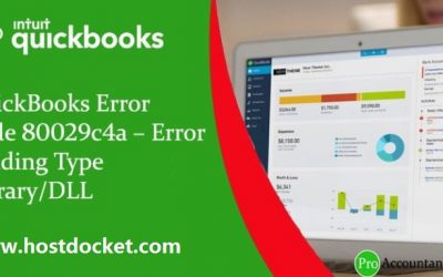 How to Fix QuickBooks Error Code 80029c4a? (Error Loading Type Library/DLL)