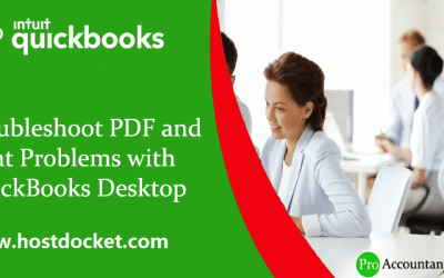 How to Troubleshoot PDF and Print Problems with QuickBooks Desktop?