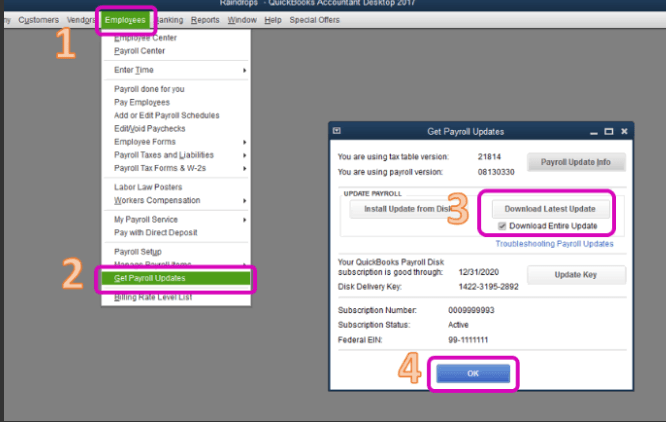 Get payroll updates - Error code 15276