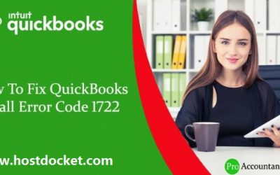 How to Fix QuickBooks Install Error Code 1722?