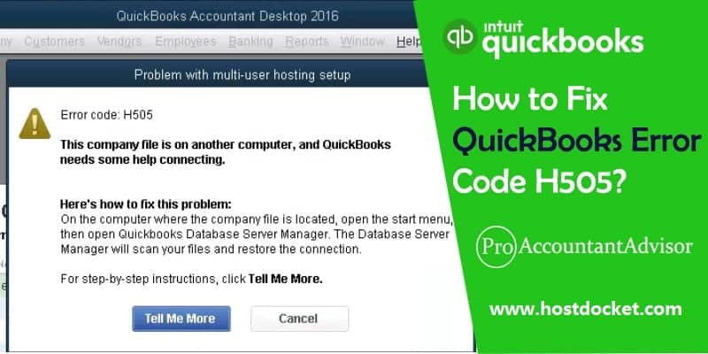 How to Fix QuickBooks Error Code H505?