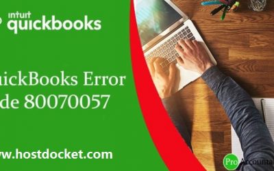 How to Fix QuickBooks Error Code 80070057?