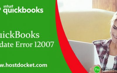 How to Fix QuickBooks Update Error 12007?