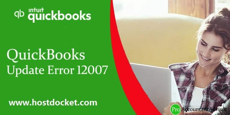 QuickBooks Update Error 12007