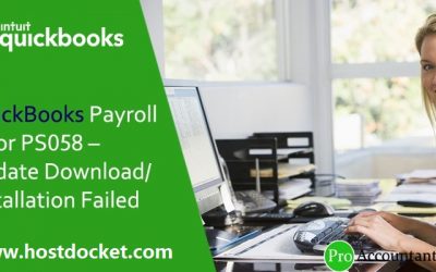 How to Fix QuickBooks Payroll Error PS058?