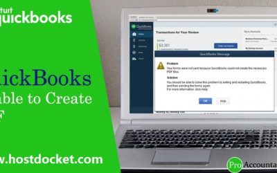 How to Fix QuickBooks Unable to Create PDF Issue?