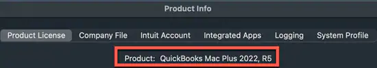Check if you have latest QuickBooks for Mac