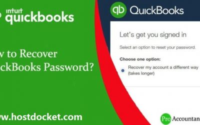How to Recover or Reset QuickBooks Desktop Password?