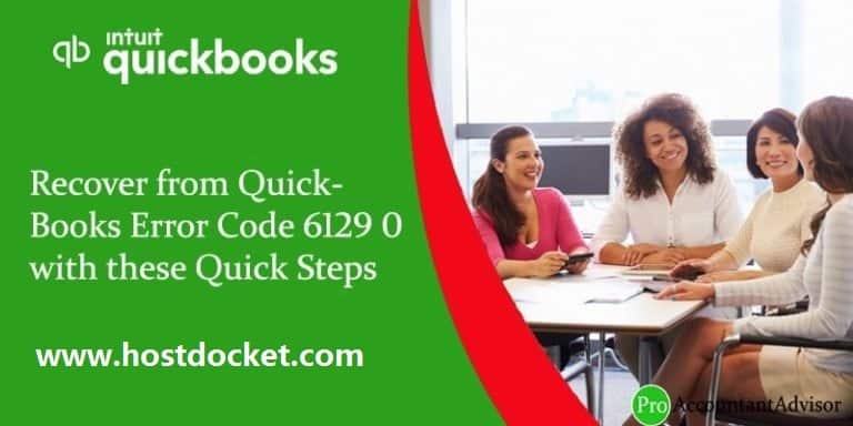 How to Fix QuickBooks Error 6129, 0? (Database connection verification failure)