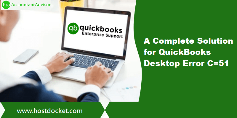 How to Recover QuickBooks Error Code C=51?