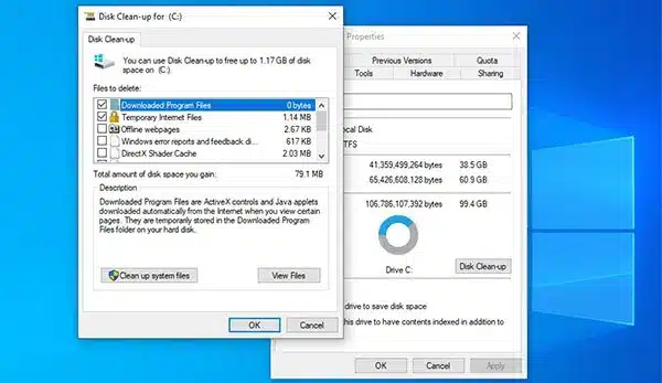 disk cleanup - QuickBooks error 30159