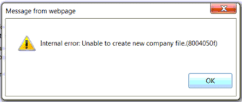 Resolving Internal QuickBooks error While accessing company record