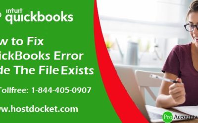 How to Fix QuickBooks Error The File Exists?