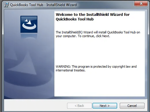 executing QuickBooks tool hub.exe
