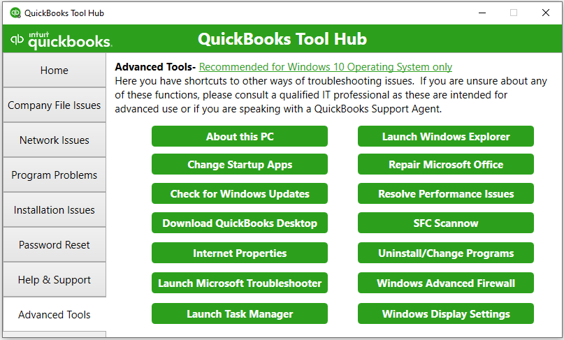 QuickBooks - Advance Tools