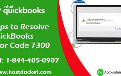 How to Resolve QuickBooks Error Code 7300?