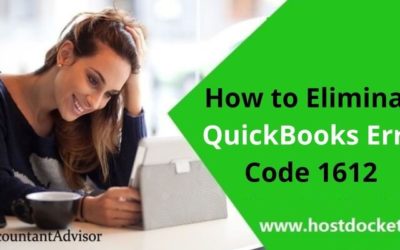 How to Eliminate QuickBooks Error Code 1612 ?