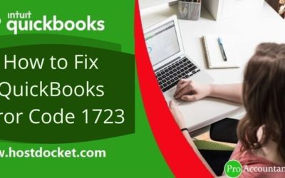How to Fix QuickBooks Error Code 1723: Issue With Windows installer package