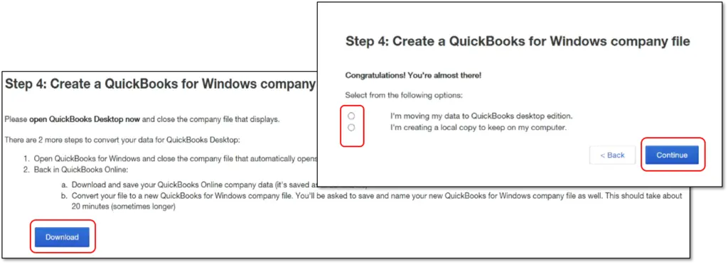 move quickbooks company file to quickbooks online