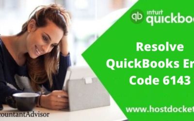 How to Resolve QuickBooks Error Code 6143 ( Company File Issues)?