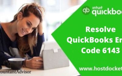 Fix QuickBooks Error Code 6143 (Company File Issues)