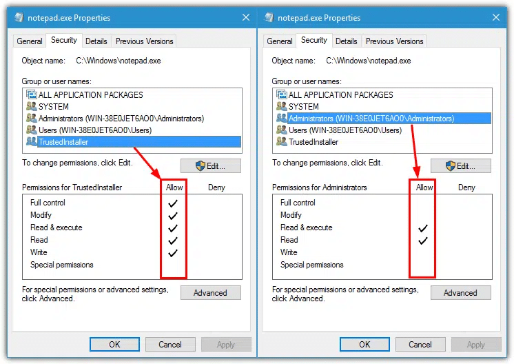 Allow full control - QuickBooks pdf component missing