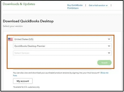 Download QuickBooks desktop