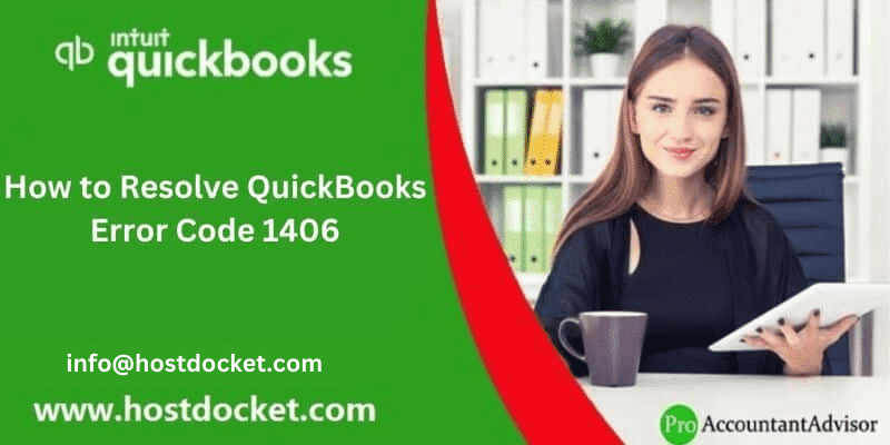 QuickBooks Error Code 1406 banner