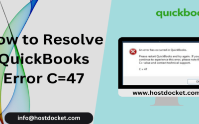 How to Eliminate QuickBooks Error Code C=47 from its root cause?