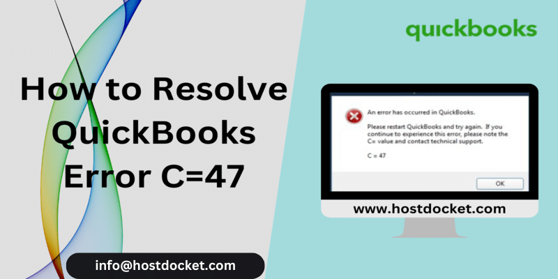 How to Eliminate QuickBooks Error Code C=47 from its root cause?