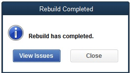 rebuild has completed