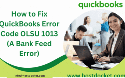 How to Fix QuickBooks Error OLSU 1013 (A Bank Feed Error)