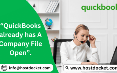 Resolve Error: QuickBooks already has A Company File Open.